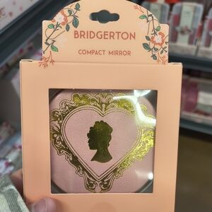Bridgerton (Netflix Series) Pink And Gold Compact Mirror NEW